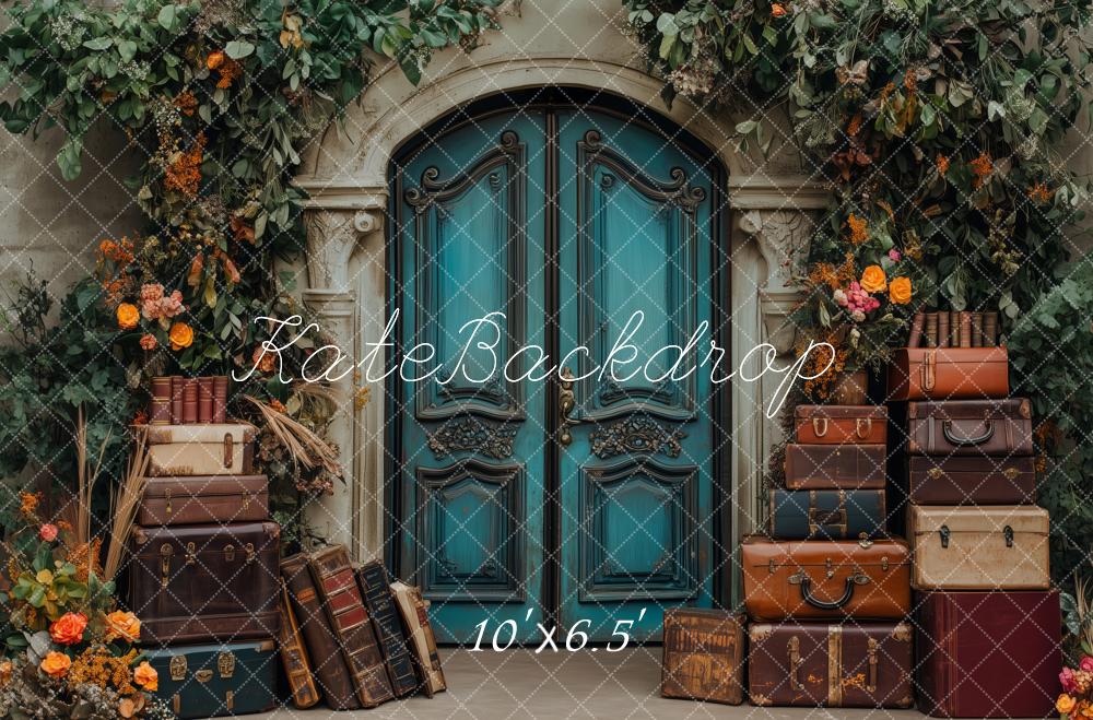 Kate intage Enchanted Garden Tür-Gepäck Hintergrund Entworfen von Patty Robert - Kate Backdrop.de