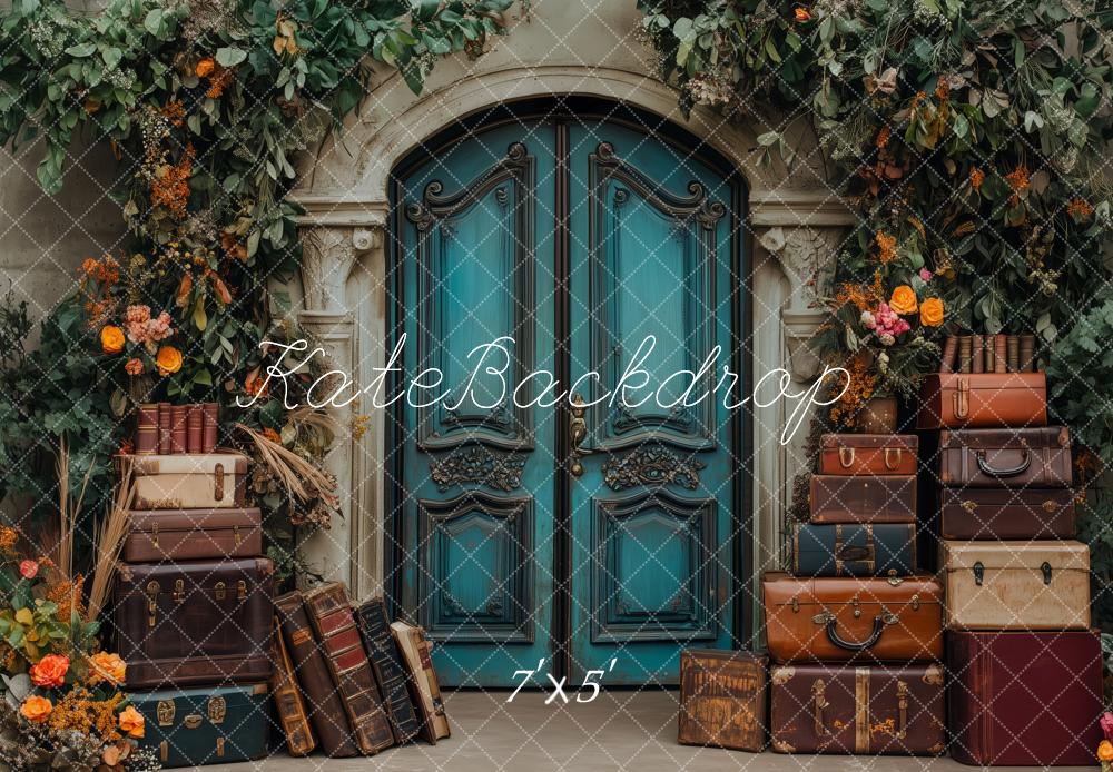 Kate intage Enchanted Garden Tür-Gepäck Hintergrund Entworfen von Patty Robert - Kate Backdrop.de