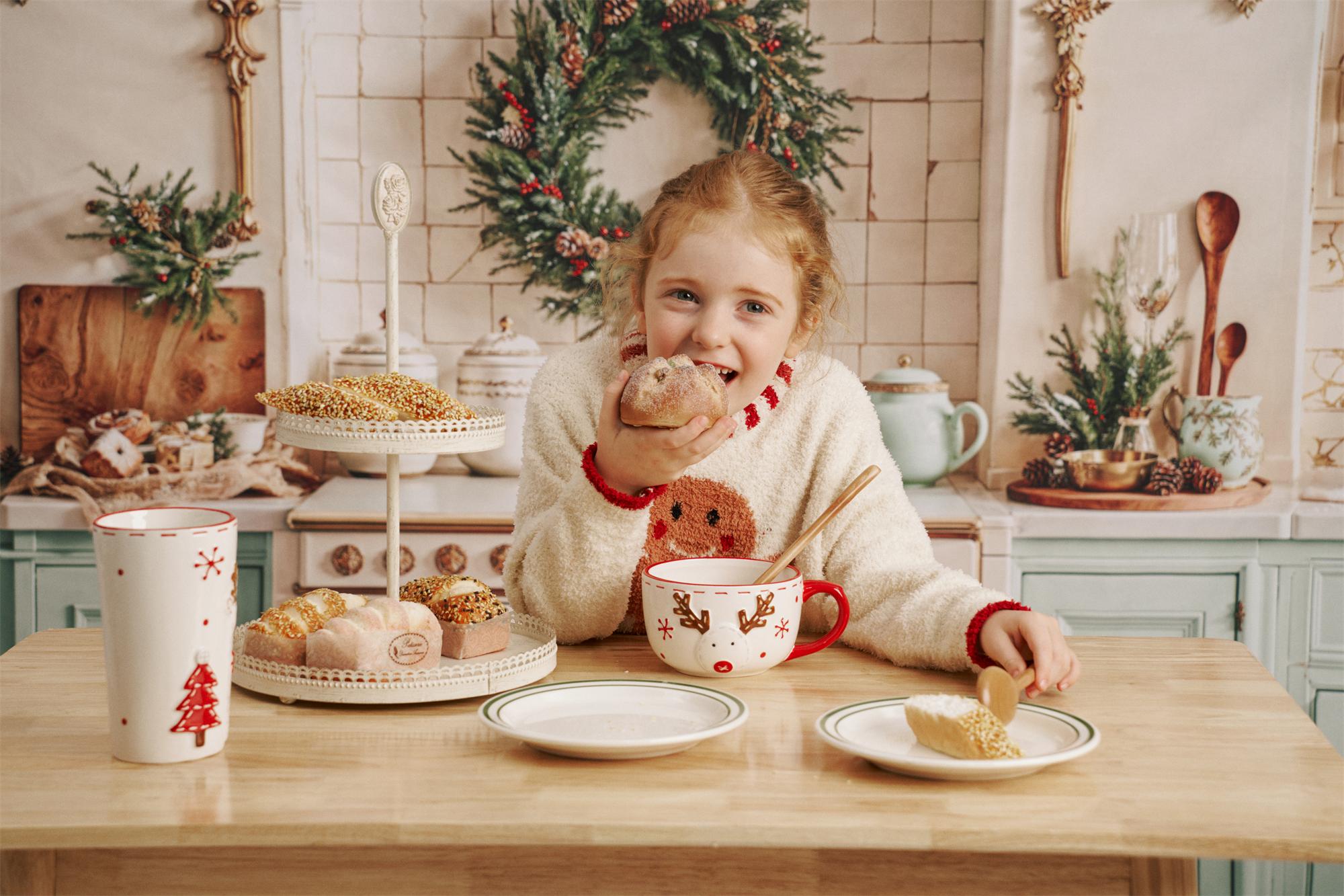 Kate Weihnachten Küche Kränze Vintage Hintergrund Entworfen von Emetselch