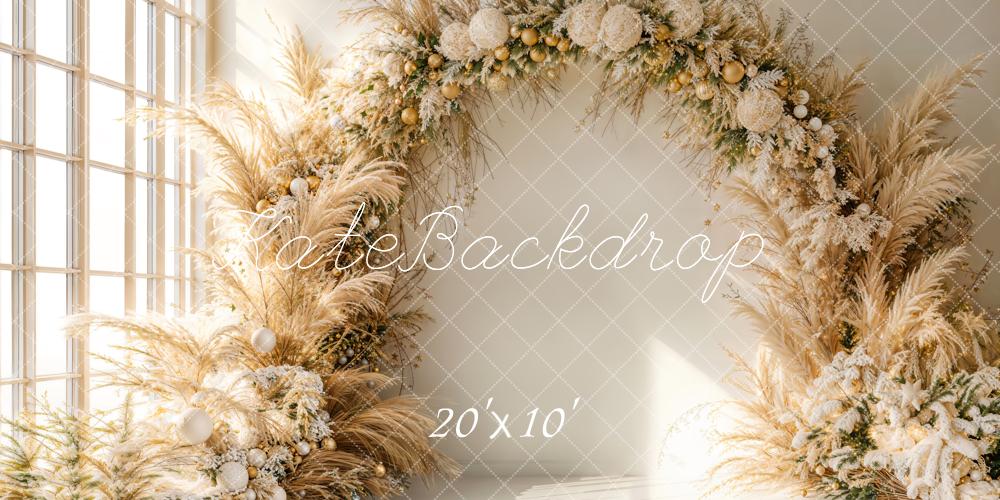 ⚡Blitzangebote #2-Kate Weihnachten Boho Blumen Bogen Hintergrund - Kate Backdrop.de