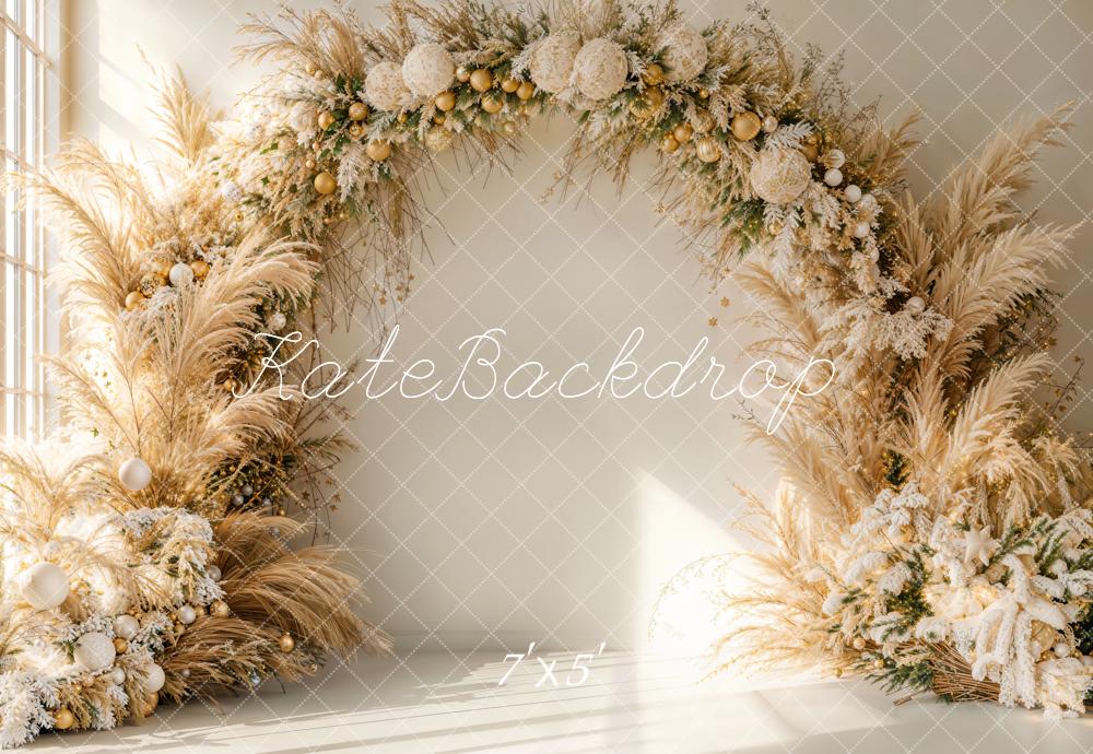 ⚡Blitzangebote #2-Kate Weihnachten Boho Blumen Bogen Hintergrund - Kate Backdrop.de