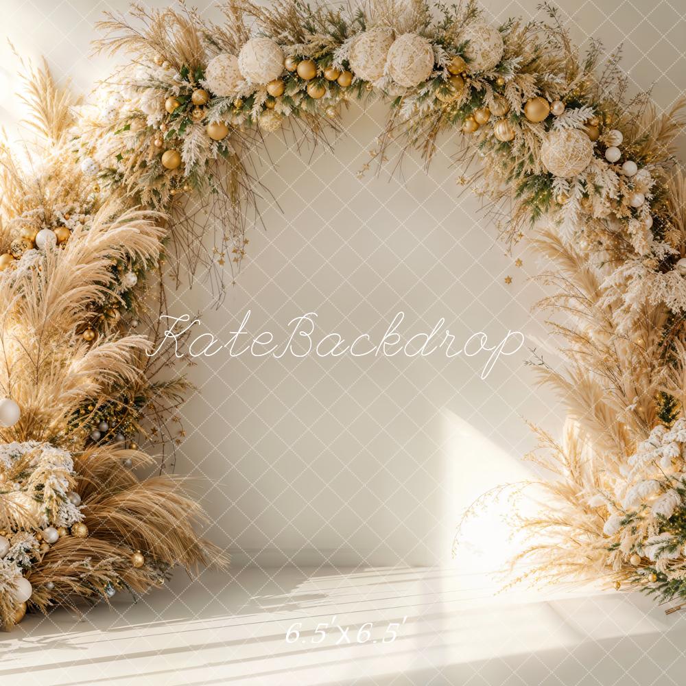 ⚡Blitzangebote #2-Kate Weihnachten Boho Blumen Bogen Hintergrund - Kate Backdrop.de