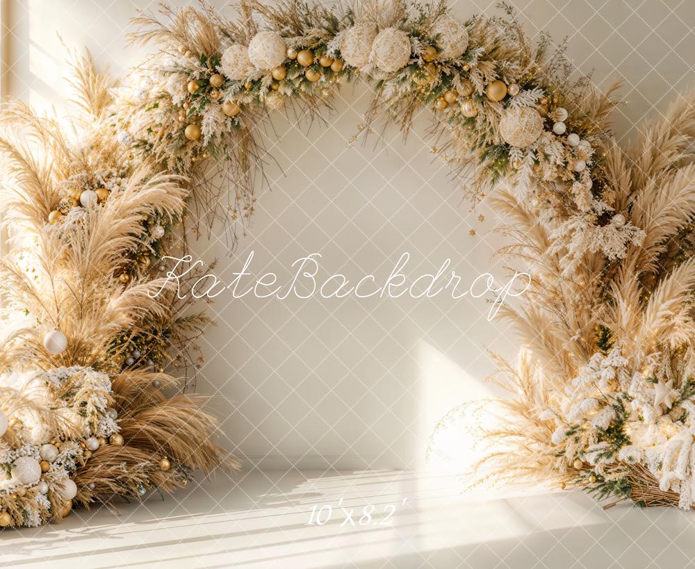 ⚡Blitzangebote #2-Kate Weihnachten Boho Blumen Bogen Hintergrund - Kate Backdrop.de