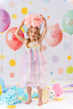 Kate Kinder Luftballons Bunt Hintergrund Entworfen von Emetselch