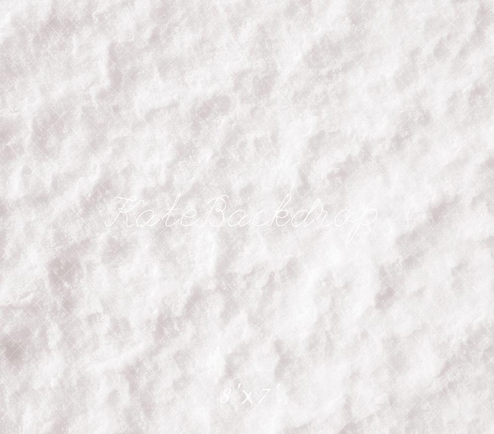 Kate Winter Weiß Schnee Vinyl Hintergrund Boden