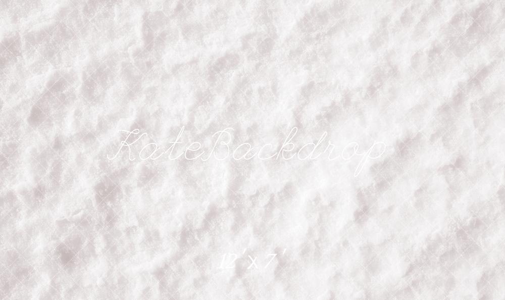 Kate Winter Weiß Schnee Vinyl Hintergrund Boden