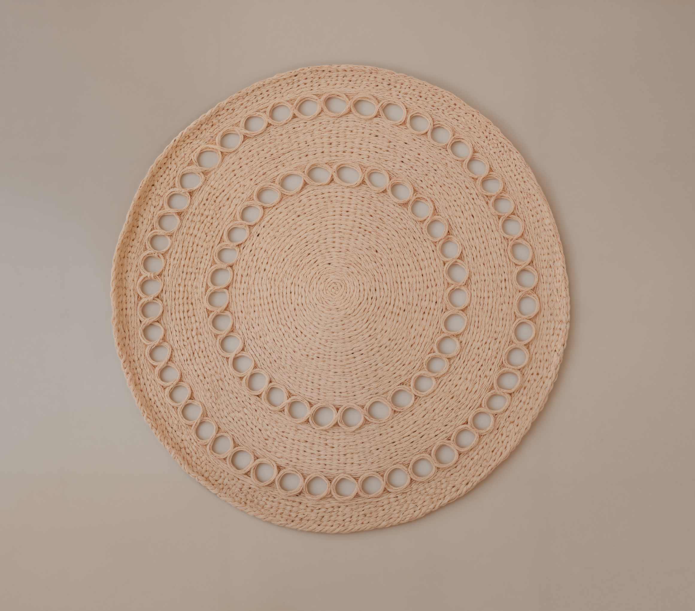 Kate Boho Rattan Teppich Beige Boden Vinyl Hintergrund - Kate Backdrop.de