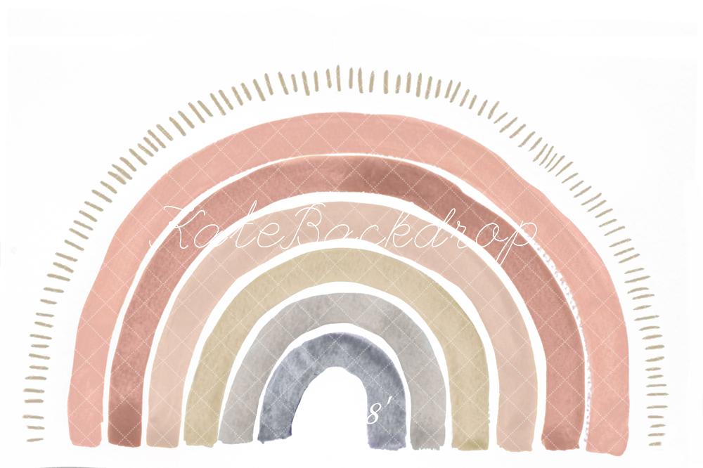 Kate Boho Regenbogen Fleece Hintergrund Entworfen von Mandy Ringe - Kate Backdrop.de