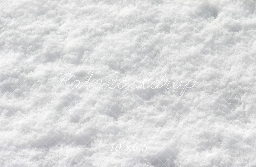 Kate Winter/Weihnachten Schneeboden Fleece Hintergrund - Kate Backdrop.de