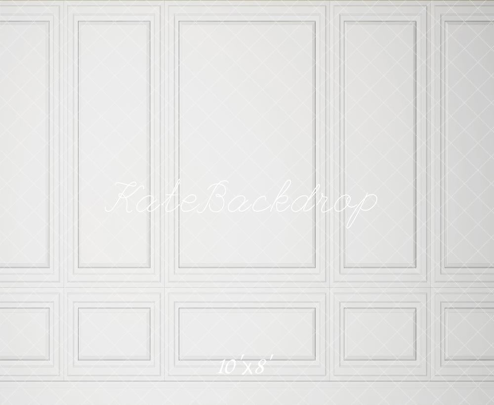 Kate Weiße Wand mit Rechteck Fleece Hintergrund - Kate Backdrop.de