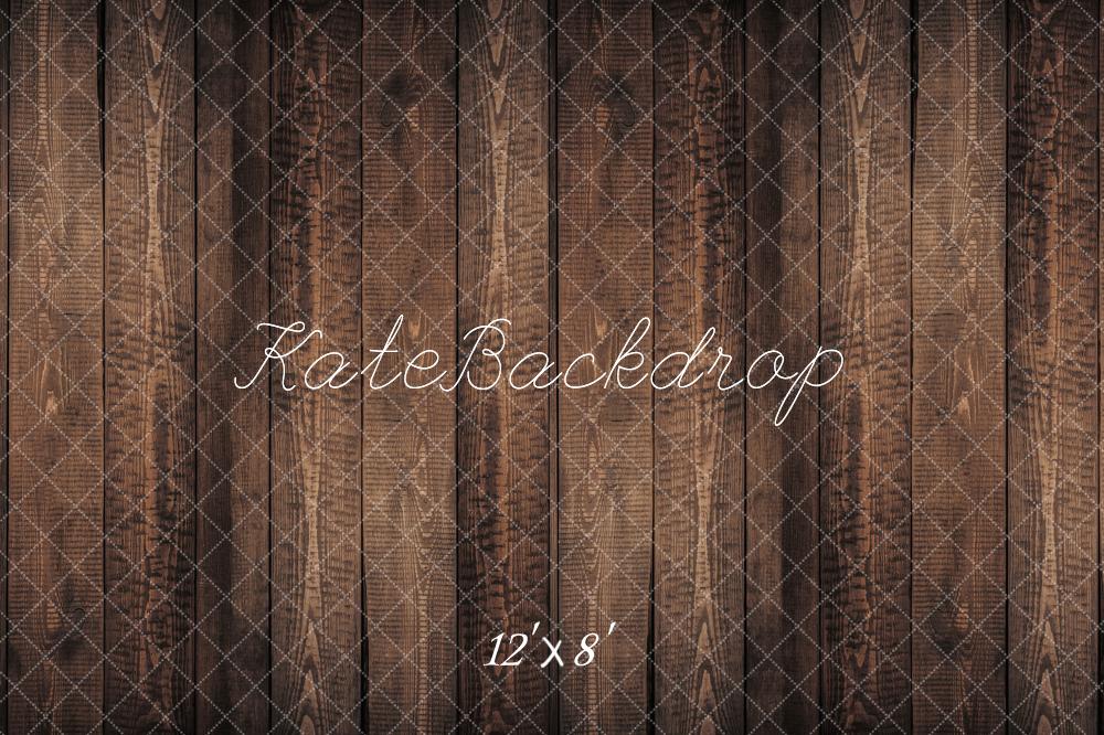 Kate Alt Dunkelbraun Holzboden Fleece Hintergrund - Kate Backdrop.de