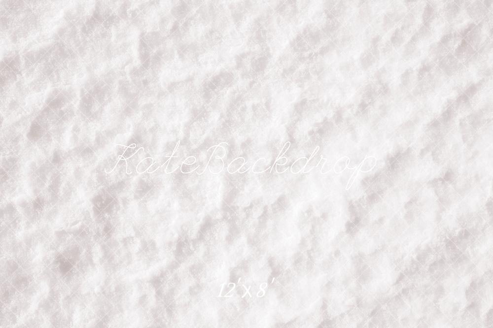 Kate Weiß Winter Schnee Boden Fleece Hintergrund - Kate Backdrop.de