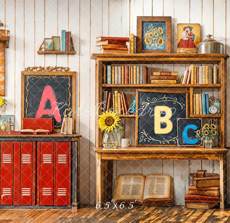🔥50%OFF-Kate Bücherregal für die Schule Hintergrund - Kate Backdrop.de