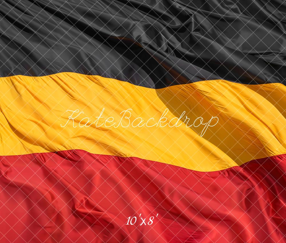 Kate Deutsche Flagge Nationalfeiertag Fleece Hintergrund Entworfen von Chain Photography - Kate Backdrop.de