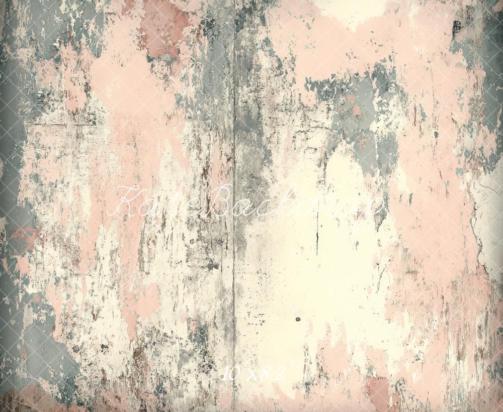 ⚡Blitzangebote #2-Kate Vintage Wand Abstrakte Textur Rosa Fleece Hintergrund - Kate Backdrop.de