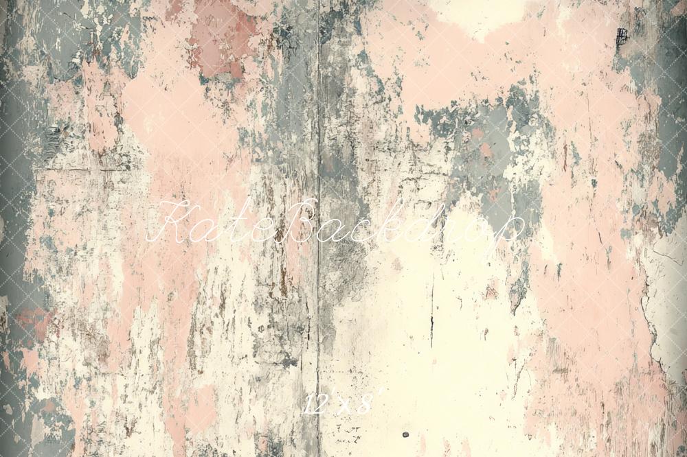 ⚡Blitzangebote #2-Kate Vintage Wand Abstrakte Textur Rosa Fleece Hintergrund - Kate Backdrop.de