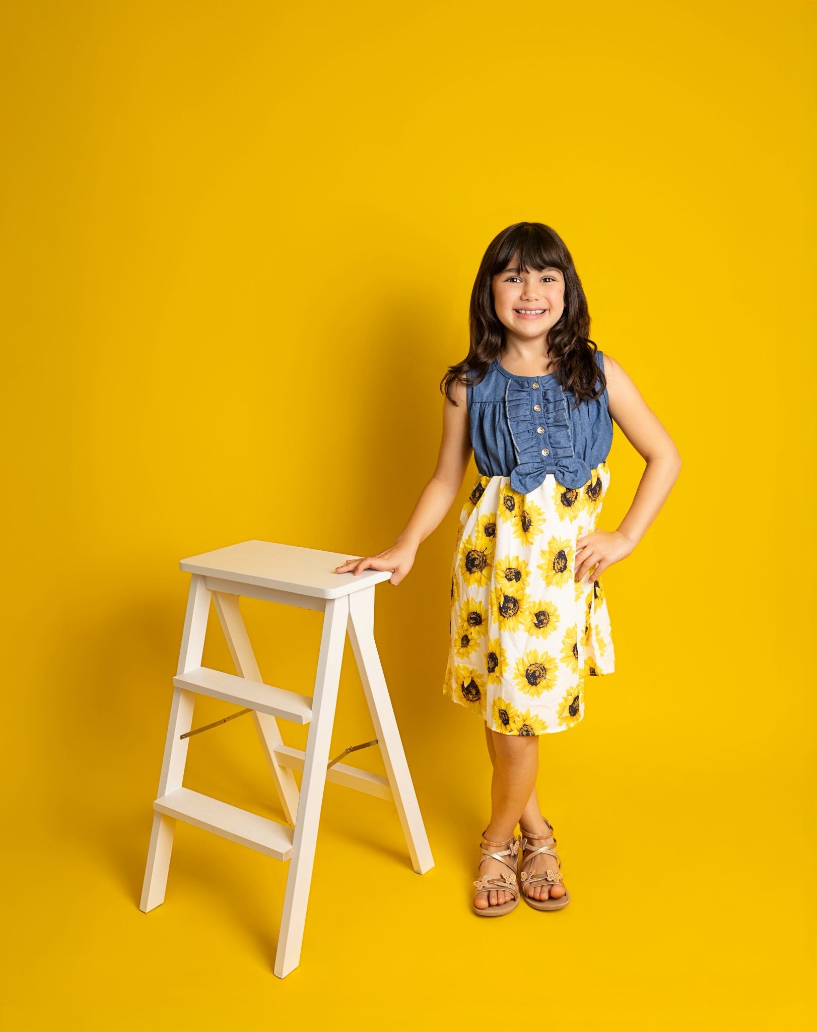 Kate Weiße hölzerne Leiter Fotografie Requisiten - Kate Backdrop.de