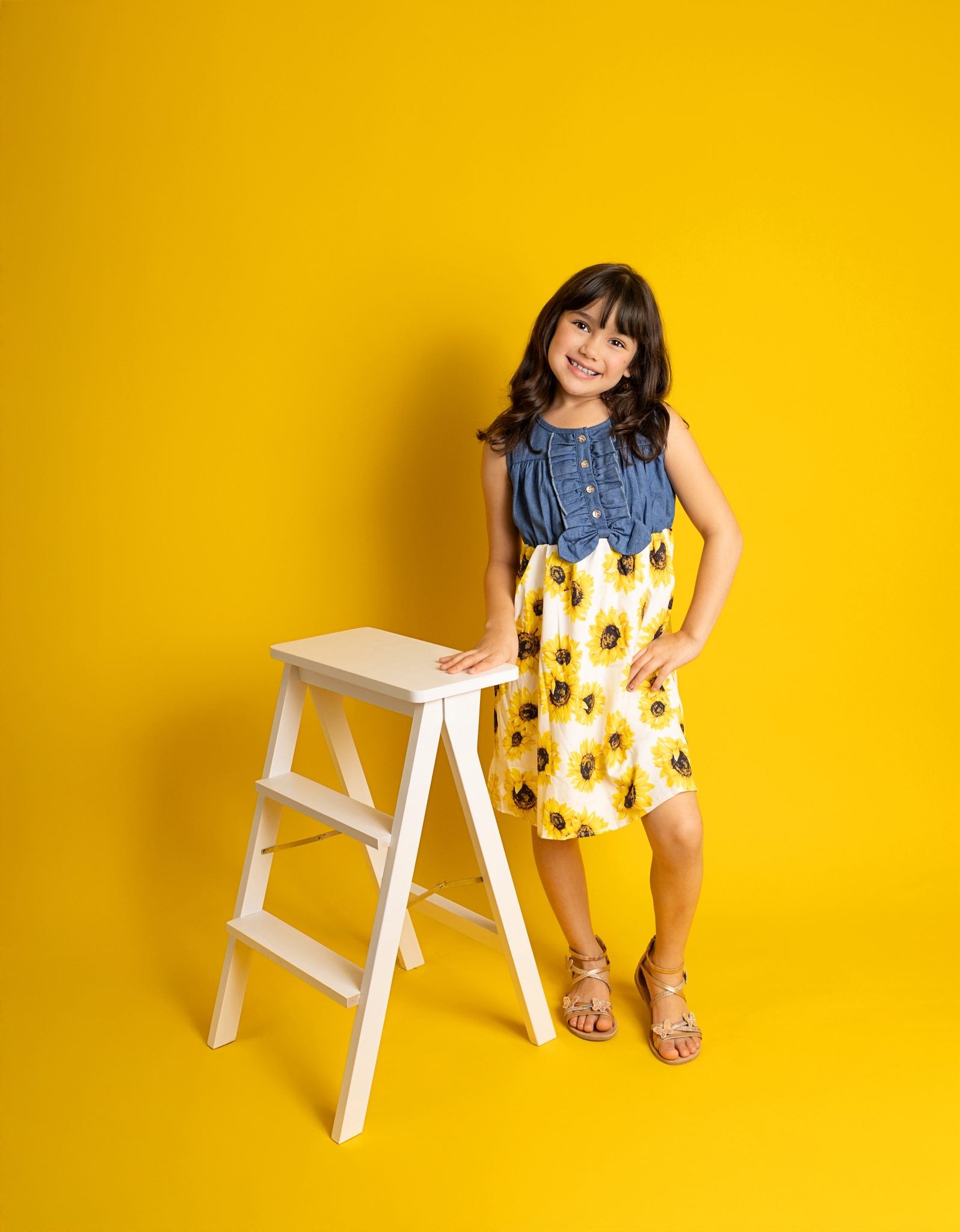 Kate Weiße hölzerne Leiter Fotografie Requisiten - Kate Backdrop.de