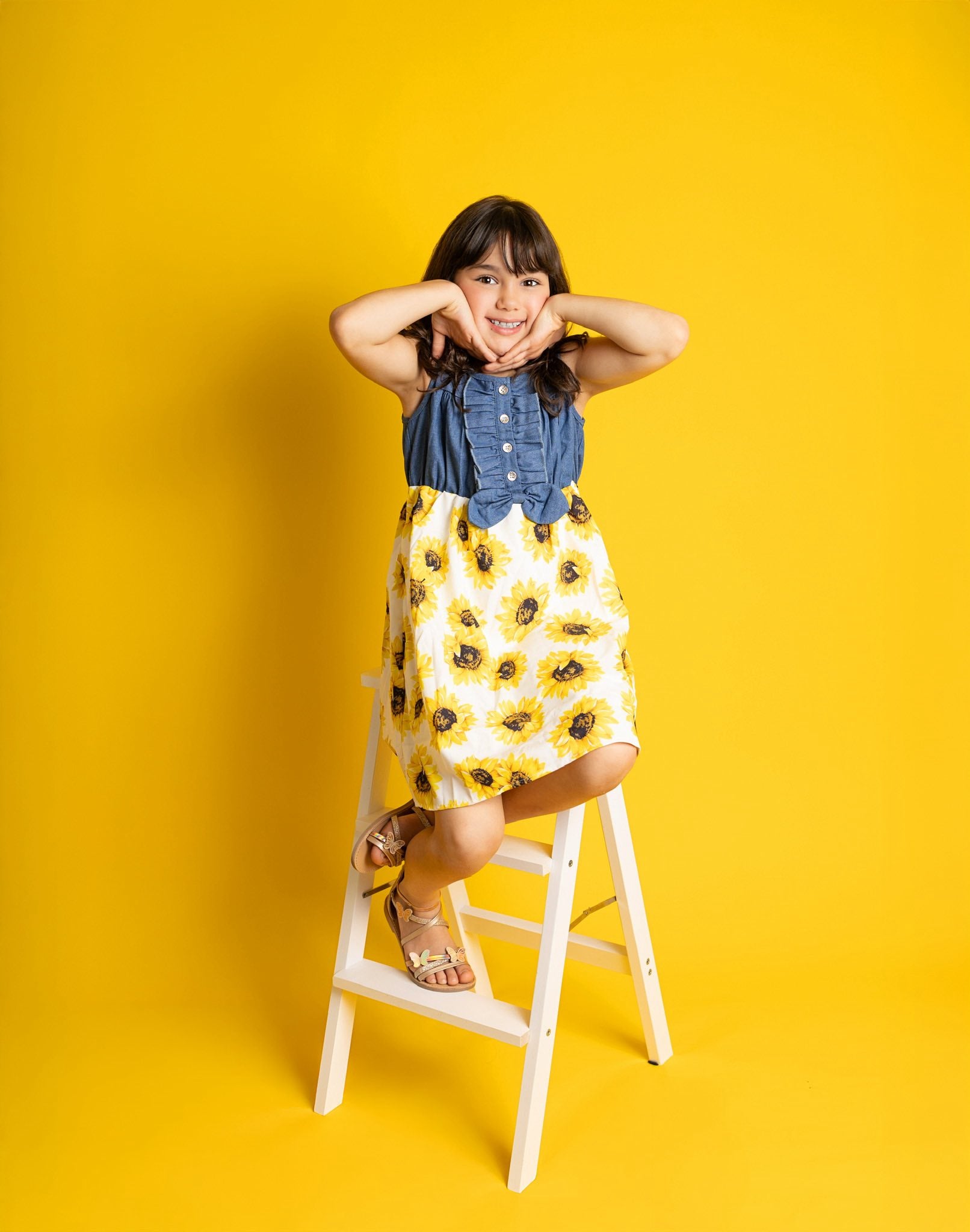 Kate Weiße hölzerne Leiter Fotografie Requisiten - Kate Backdrop.de