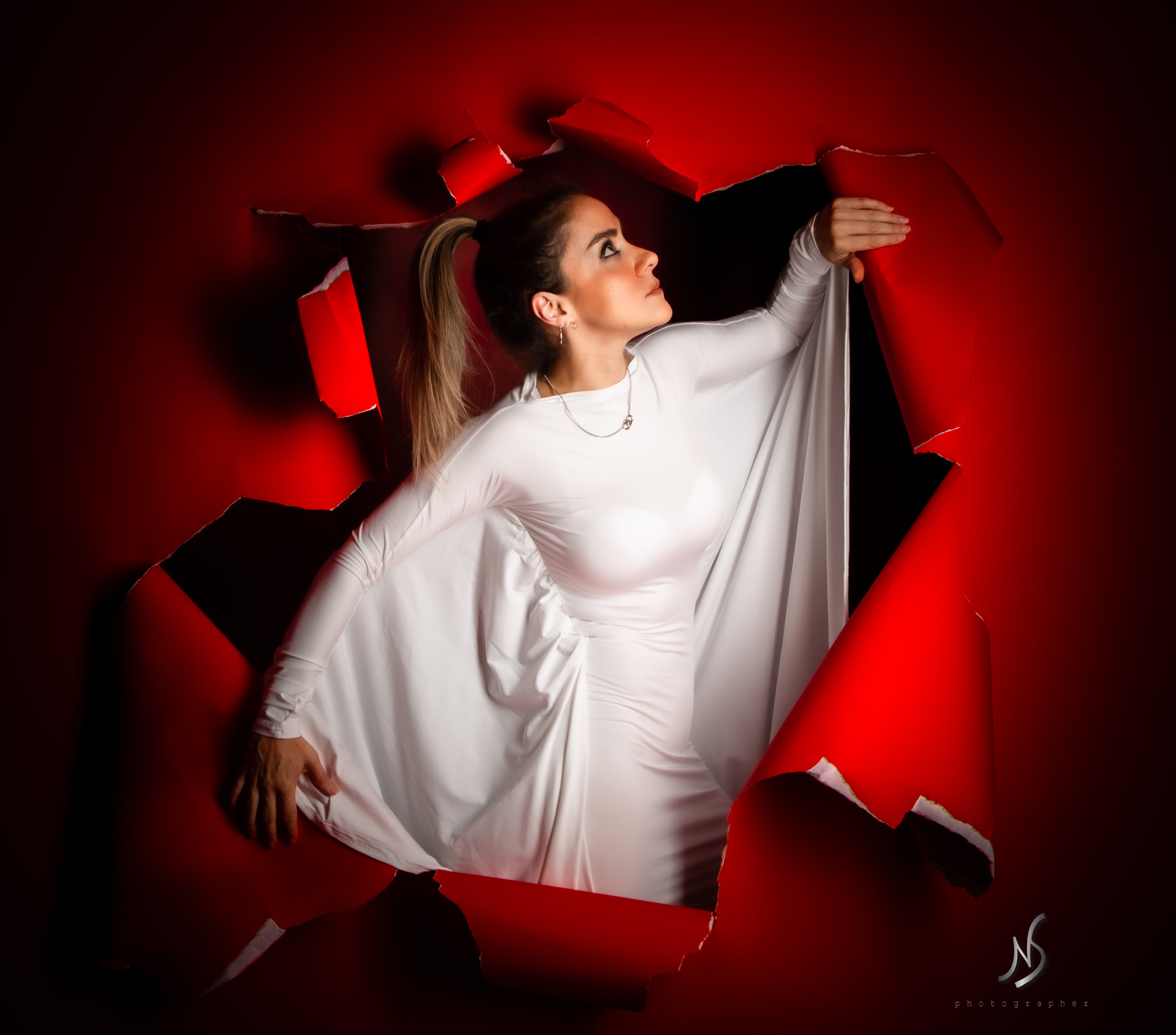 Kate Roter nahtloser Papierhintergrund für Fotografie - Kate Backdrop.de