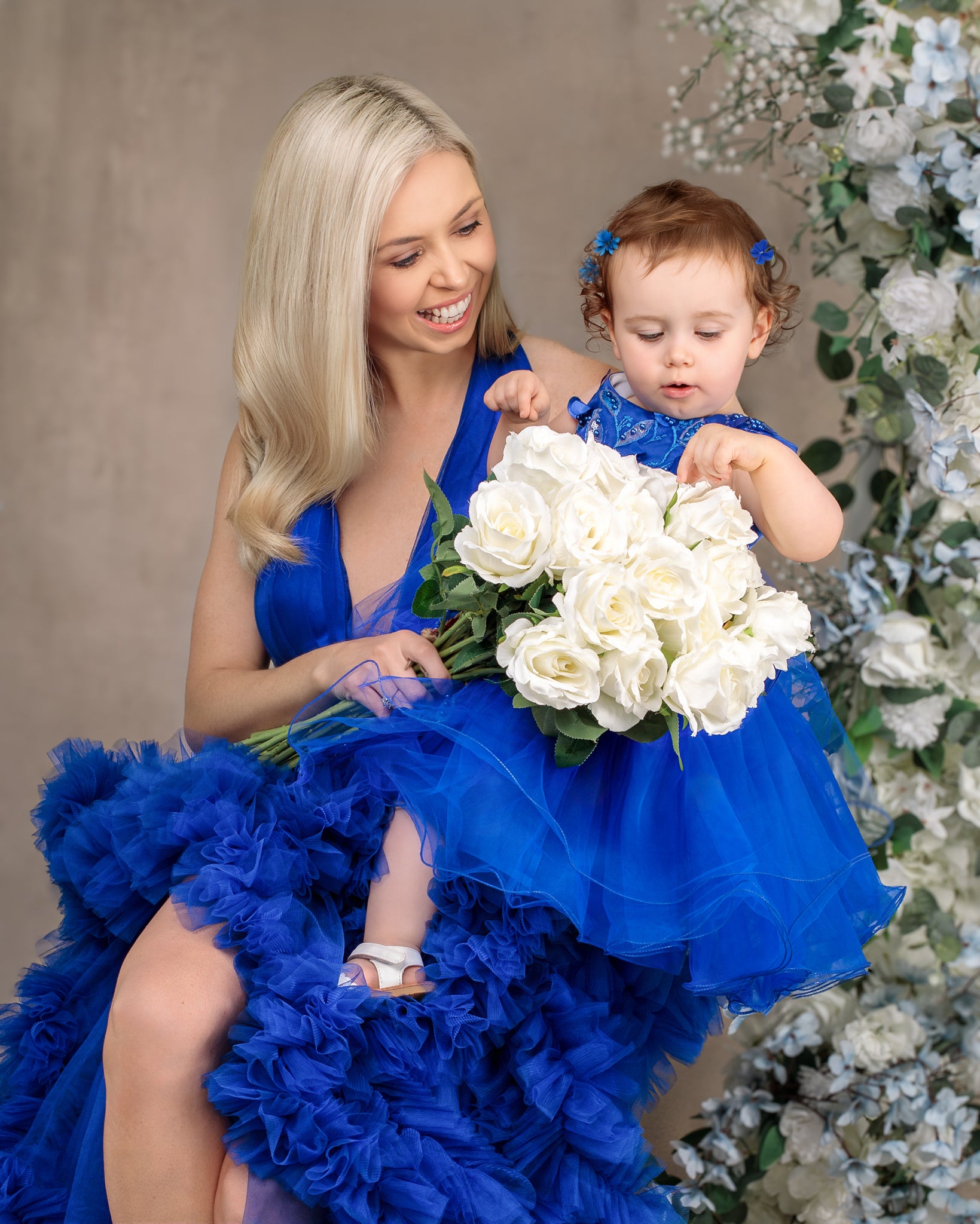 Kate V-Ausschnitt Halter Neck Cake Tutu Mutterschaft Fotoshooting Kleid - Kate Backdrop.de