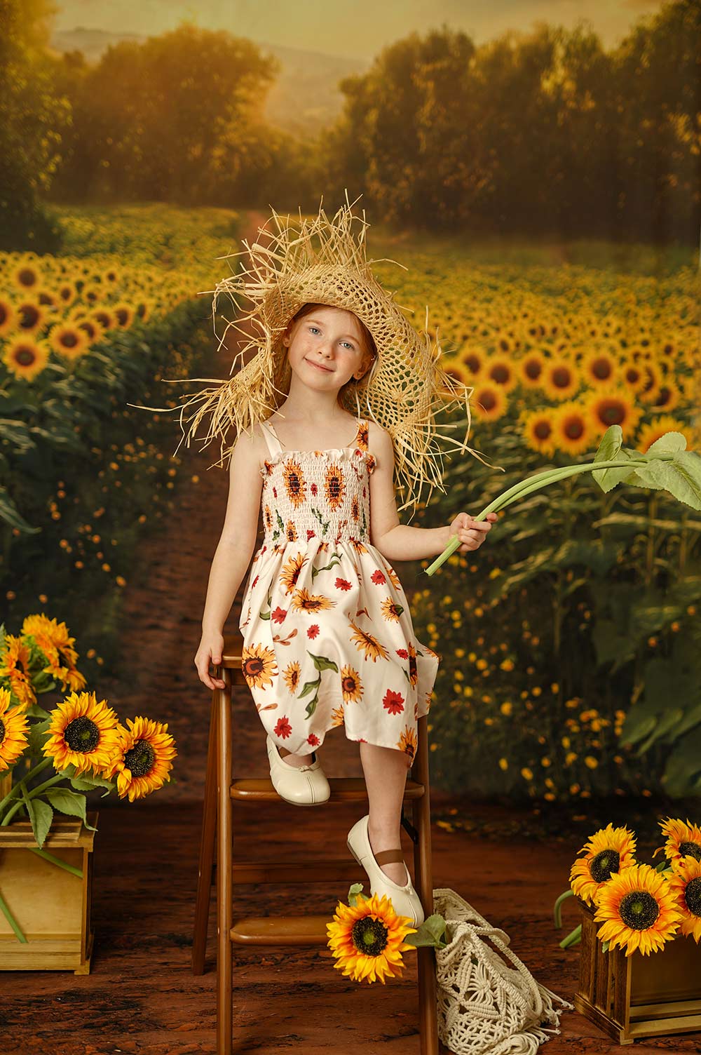 Kate Sommer-Sonnenblumen-Fotokit - Kate Backdrop.de