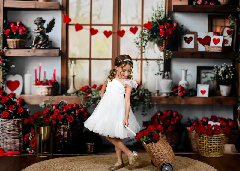🔥50%OFF-Kate Valentinstag Rosen Regale Hintergrund - Kate Backdrop.de
