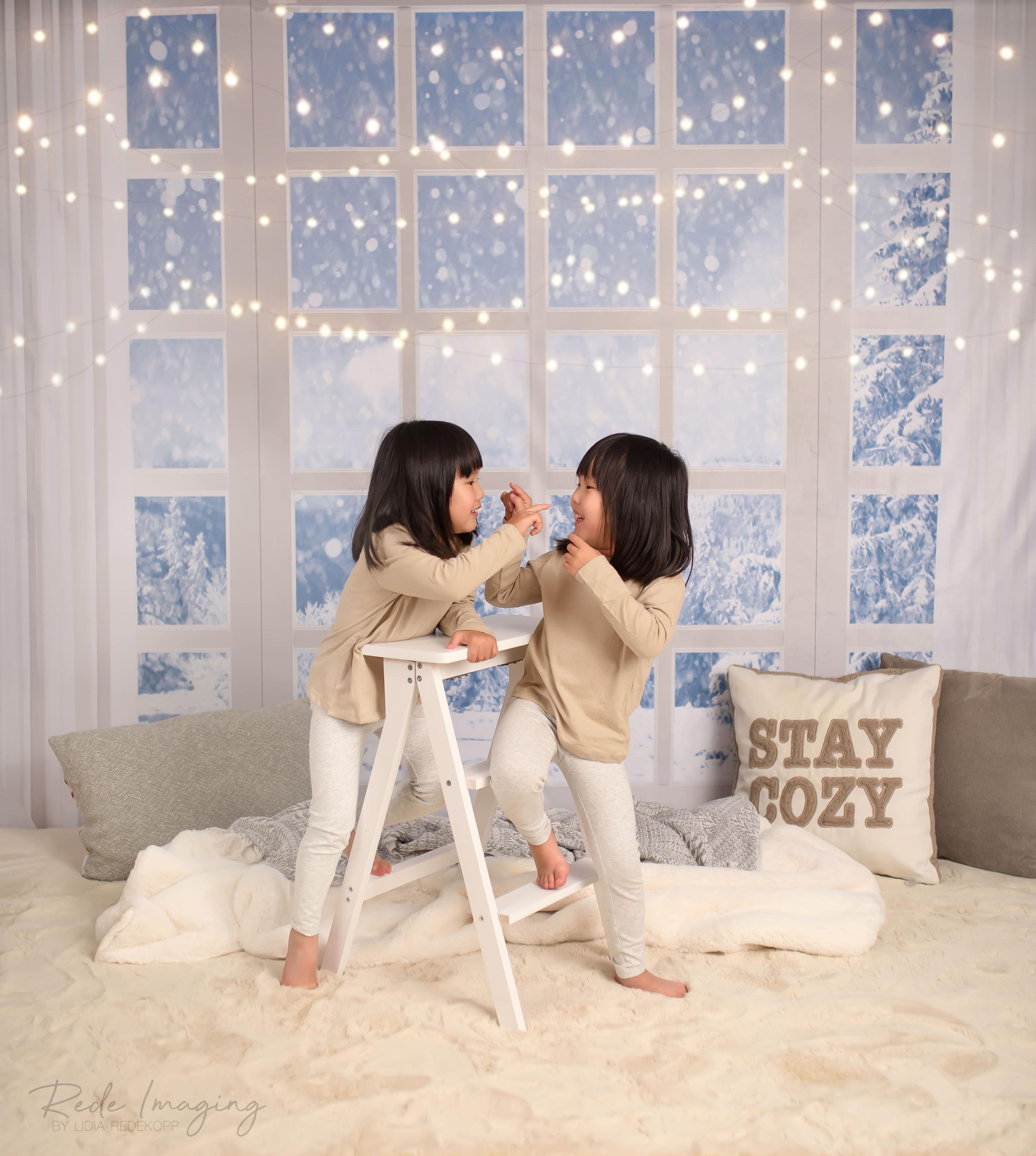 Kate Weiße hölzerne Leiter Fotografie Requisiten - Kate Backdrop.de