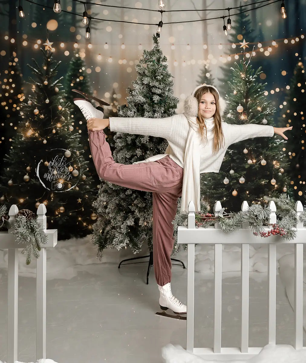 Kate Weihnachten im Freien Wald Hintergrund Entworfen von Emetselch - Kate Backdrop.de
