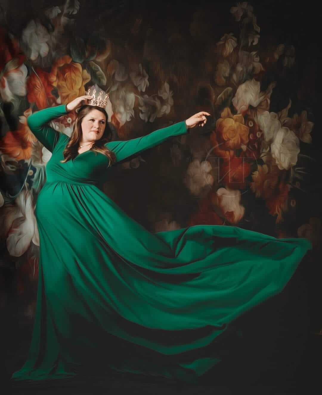 Kate Fine Art Retro Florals Hintergrund für Fotografie - Kate Backdrop.de