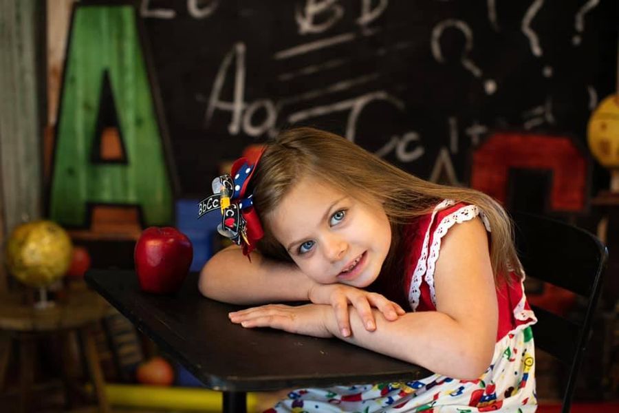 Kate Zurück zur Schule Sommer Tafel ABC Fleece Hintergrund - Kate Backdrop.de