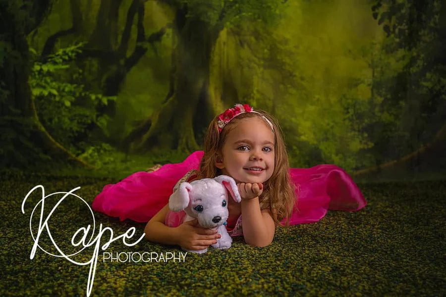 Kate Grüner Wald Fantastisch Neblig Studio Hintergrund Fotografie - Kate Backdrop.de