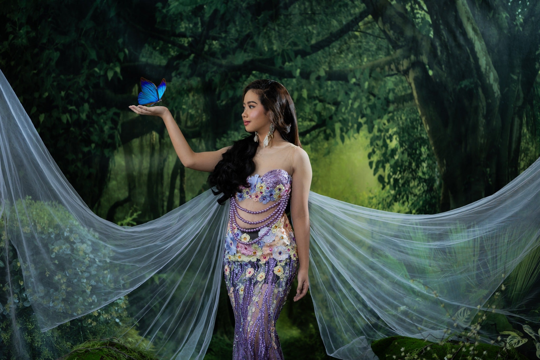 Kate Grüner Wald Fantastisch Neblig Studio Hintergrund Fotografie - Kate Backdrop.de