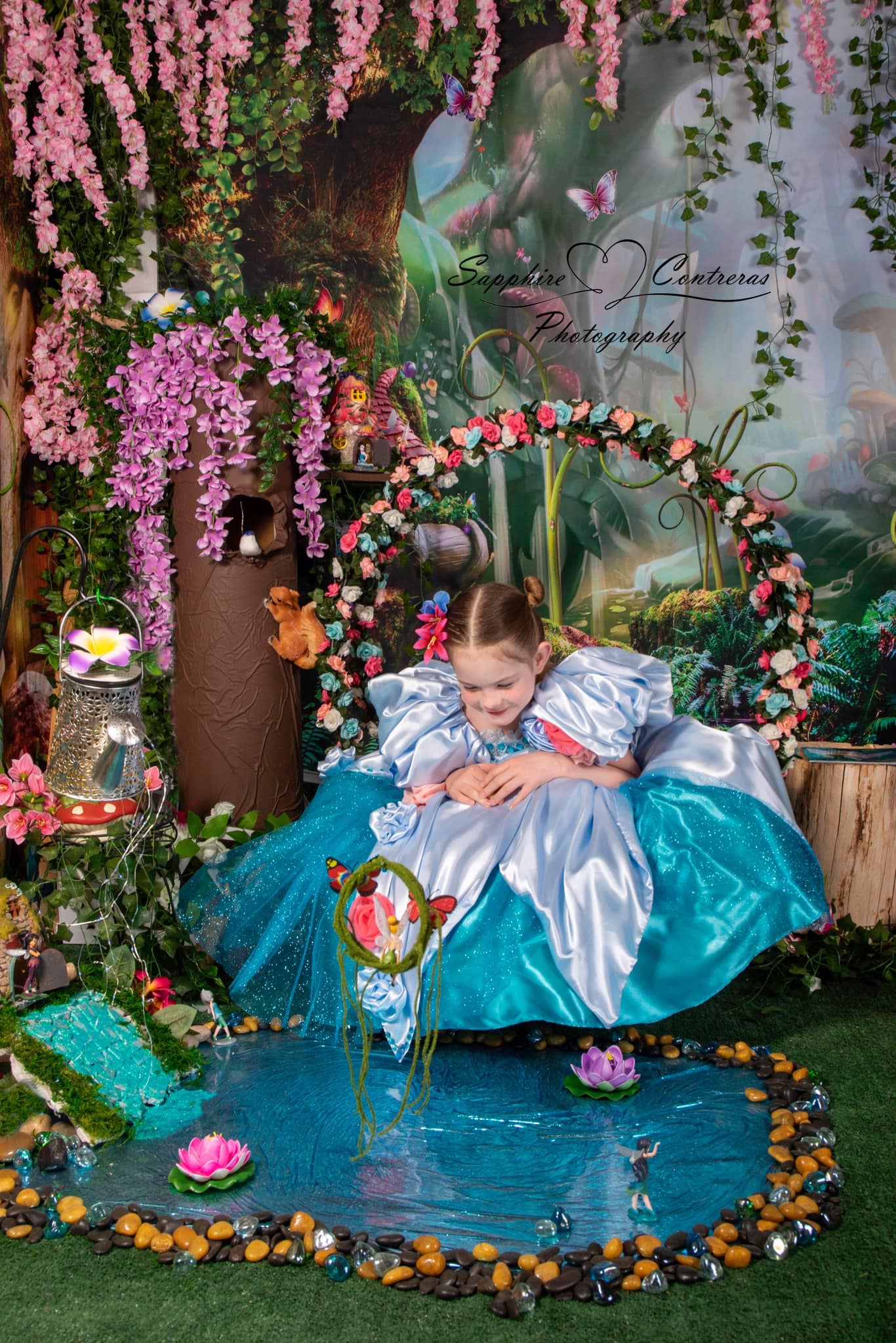 Kate Kinder Märchen bunte Wald Landschaft Geburtstag Hintergrund - Kate Backdrop.de