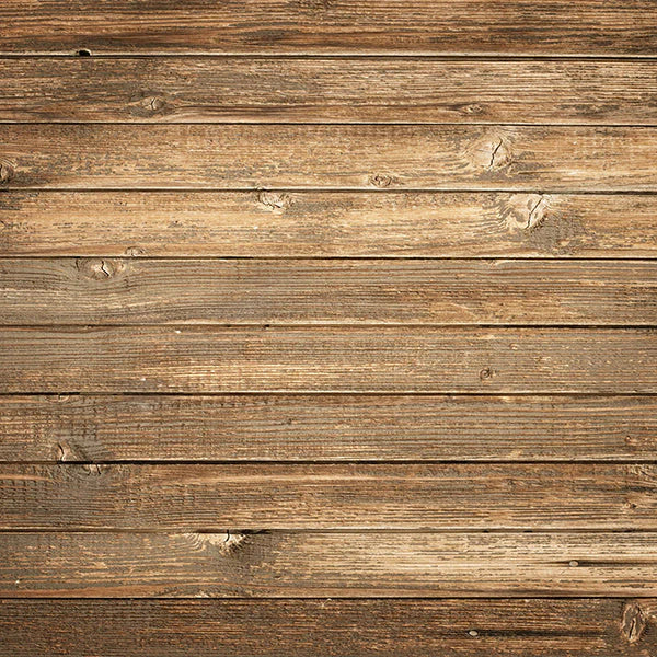 Kate Retro Braun Holz Neugeborenes Vinyl-Fotografie-Hintergrund - Kate Backdrop.de