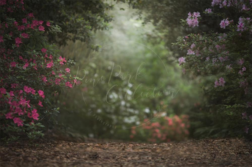 Kate Rosa Blumengarten Frühling Hintergrund für Fotografie von Pine Park Collection - Kate Backdrop.de