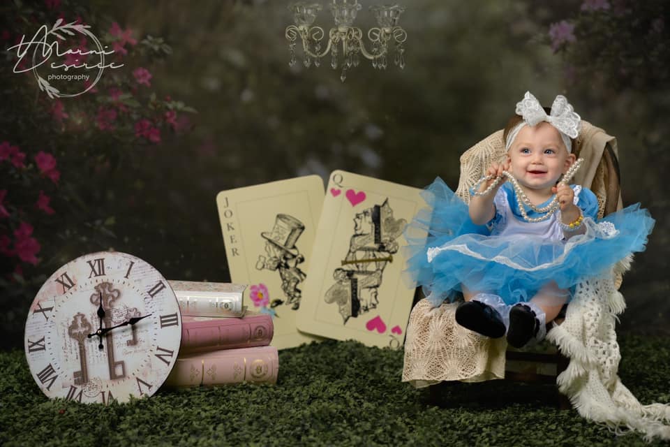 Kate Rosa Blumengarten Frühling Hintergrund für Fotografie von Pine Park Collection - Kate Backdrop.de