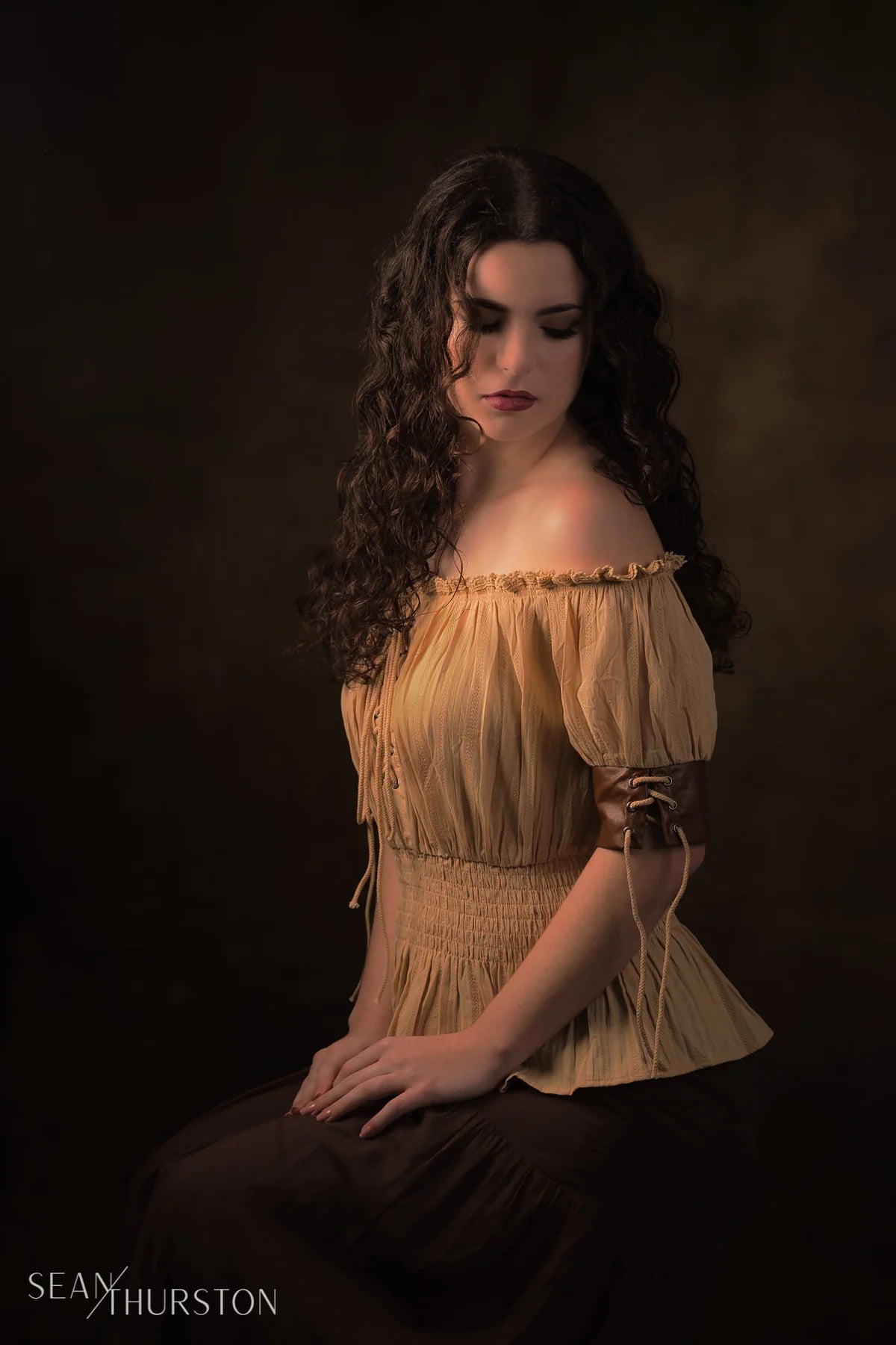 Kate dunkelbrauner abstrakter Hintergrund - Kate Backdrop.de