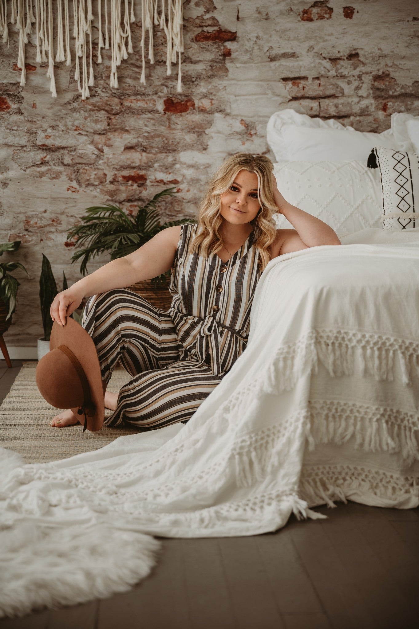 Kate Retro Malen Sie aus Backstein Hintergrund für Fotografie Entworfen von Pine Park Collection - Kate Backdrop.de