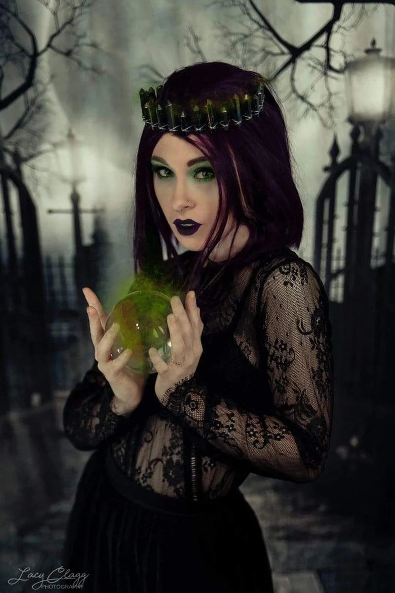 Kate Halloween Stoff Tuch Hintergrund für die Fotografie Spukhaus - Kate Backdrop.de