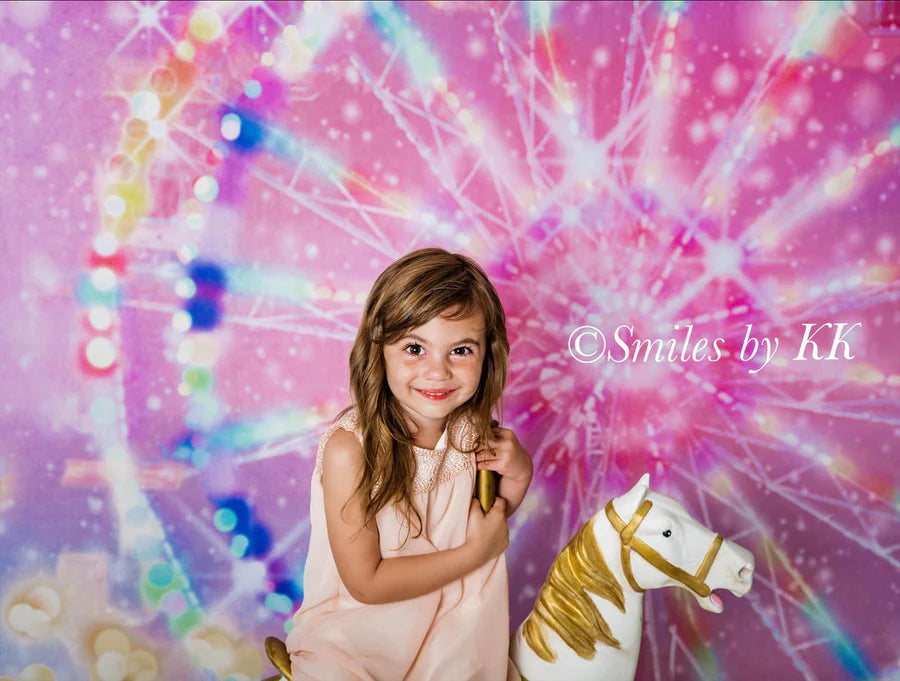 Kate Bokeh Hintergrund Fantasy Riesenrad von GQ - Kate Backdrop.de