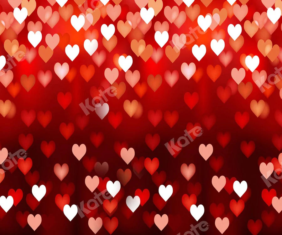 Kate Bokeh Valentinstag Hintergrund Rot Unscharf von Kate - Kate Backdrop.de