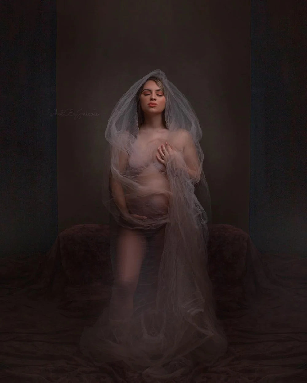 Kate Erde braun Textur abstrakten Hintergrund gemalt Hintergrund - Kate Backdrop.de