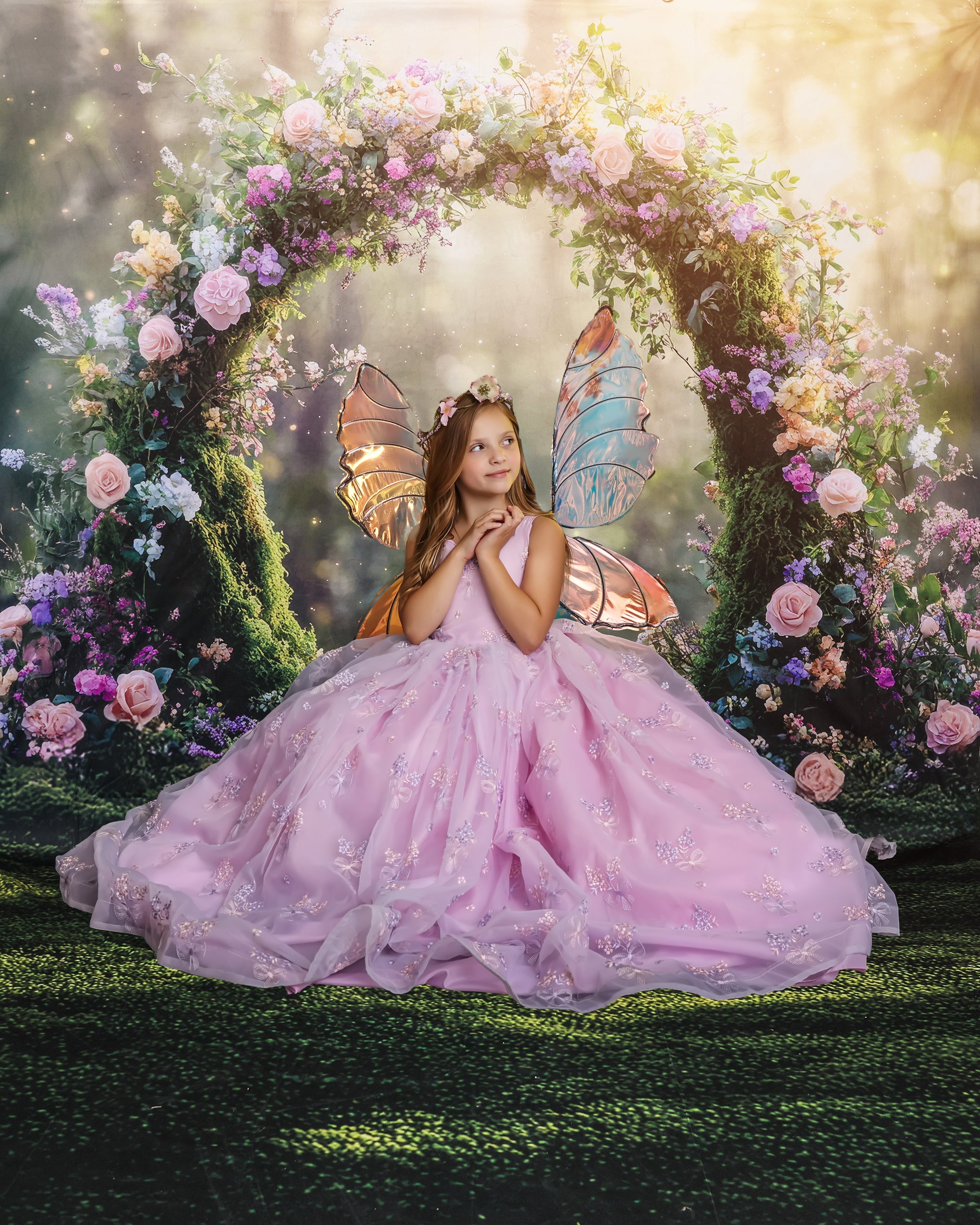 Kate Fantasie Fee Blumenbogen Kombi-Hintergrund von Mini MakeBelieve