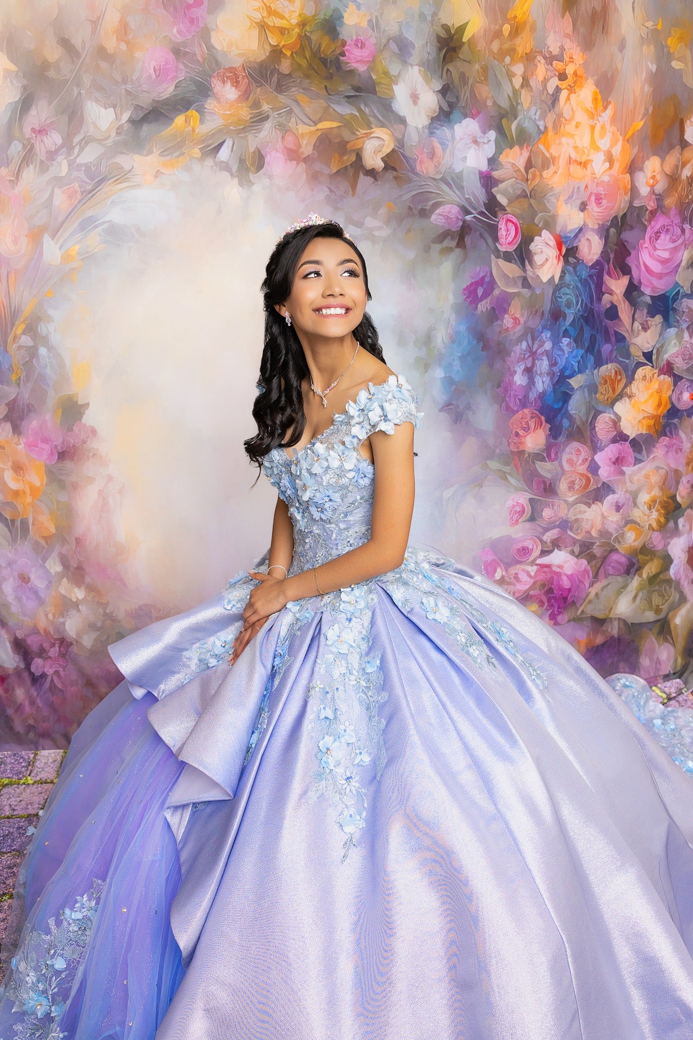 Kate Federn Umarmung Hintergrund von Mini MakeBelieve - Kate Backdrop.de