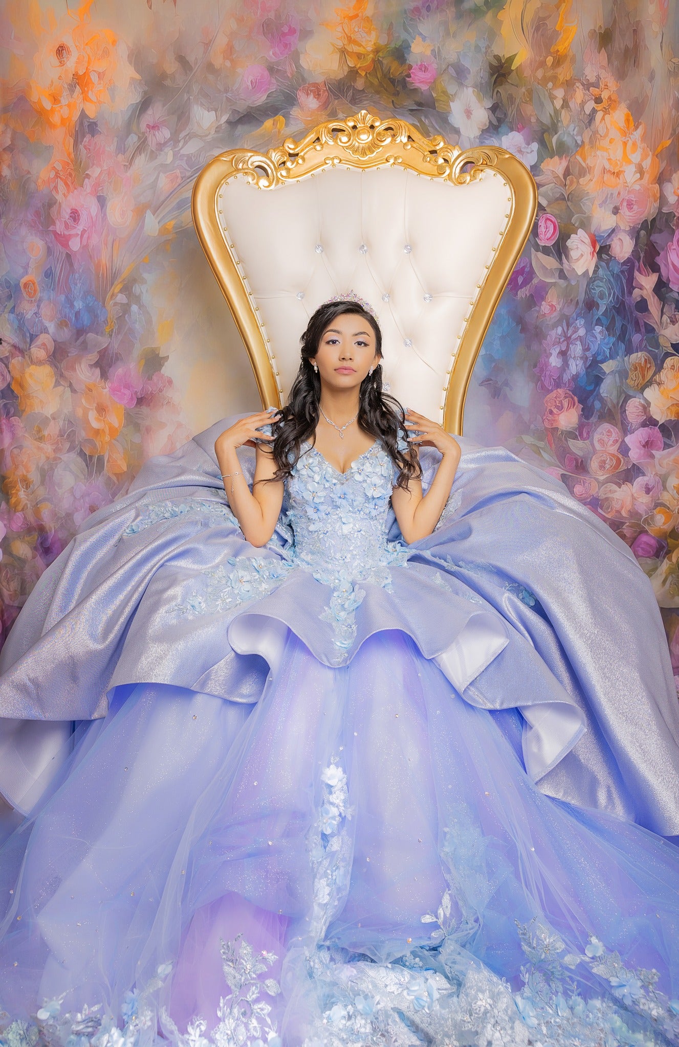 Kate Federn Umarmung Hintergrund von Mini MakeBelieve - Kate Backdrop.de