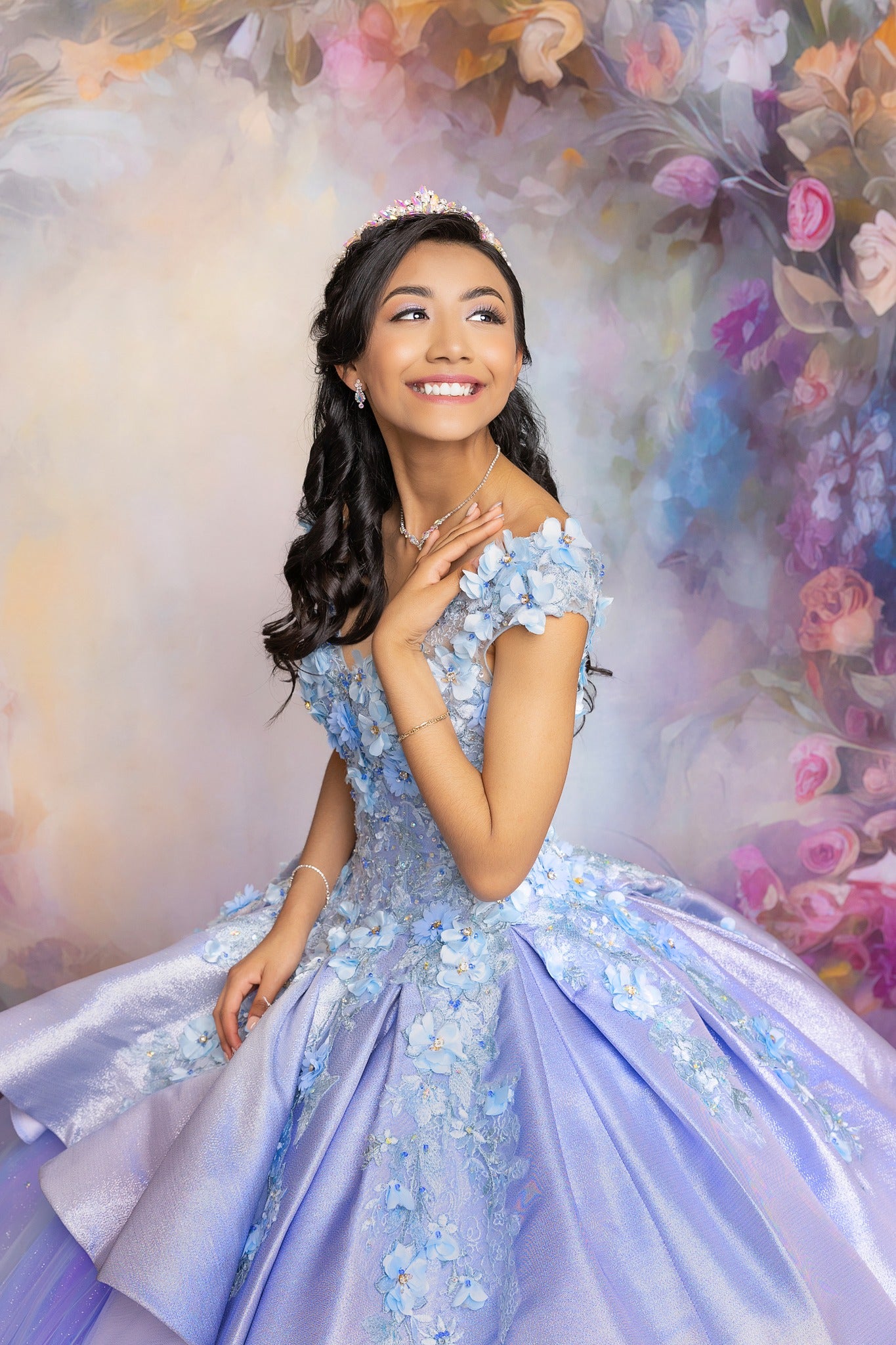 Kate Federn Umarmung Hintergrund von Mini MakeBelieve - Kate Backdrop.de