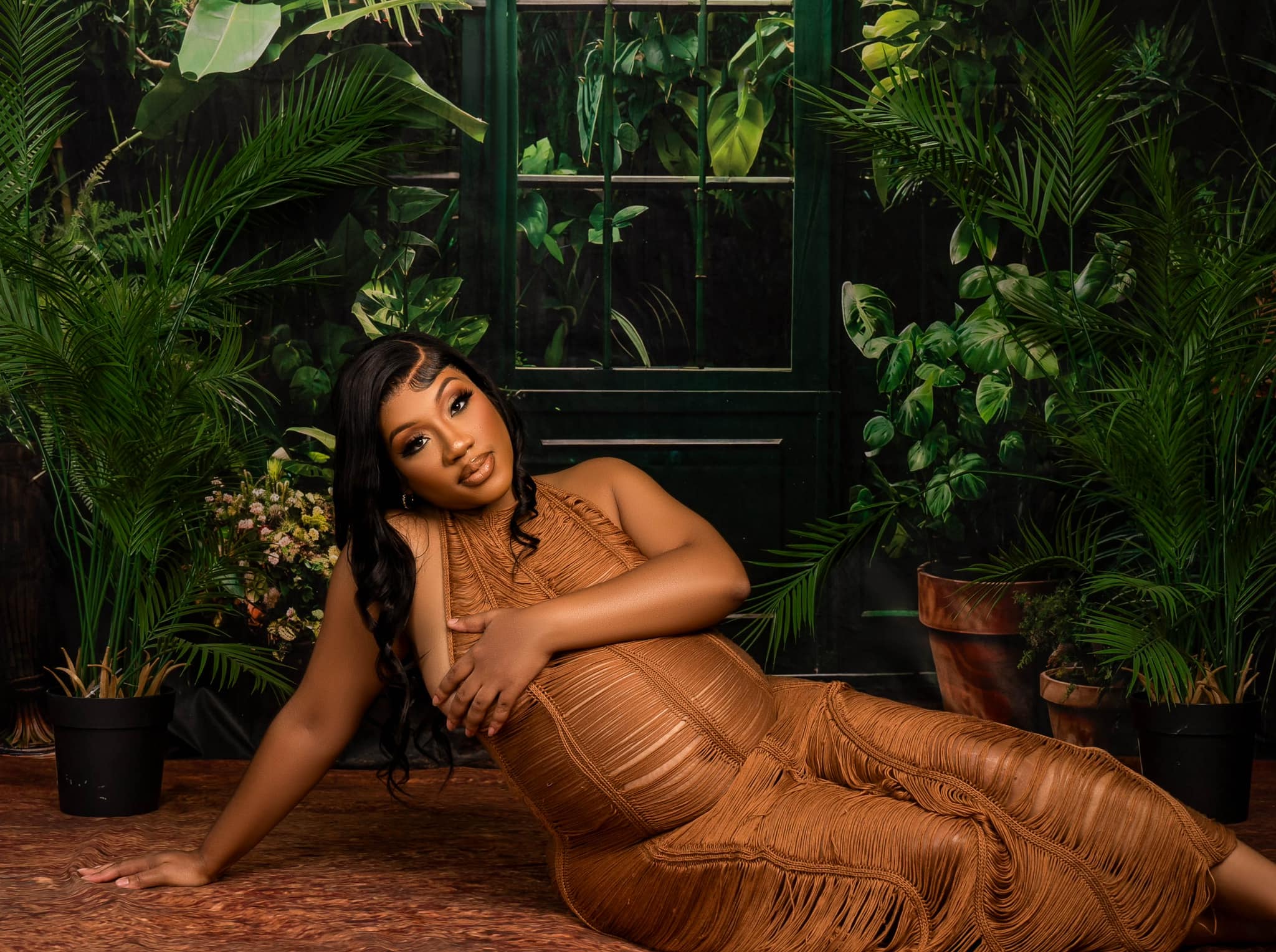 Kate Frühling/Sommer Grüne Pflanze Tür Hintergrund + Boden Boden Hintergrund - Kate Backdrop.de