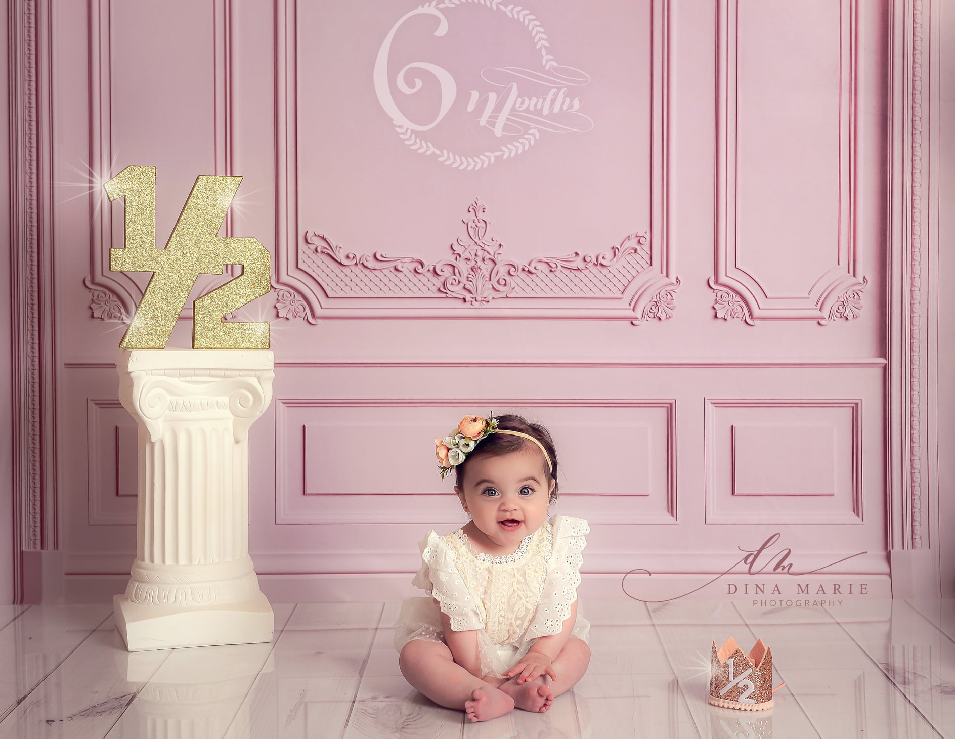 Kate Rosa Retro Wand Hintergrund von Chain Photography - Kate Backdrop.de