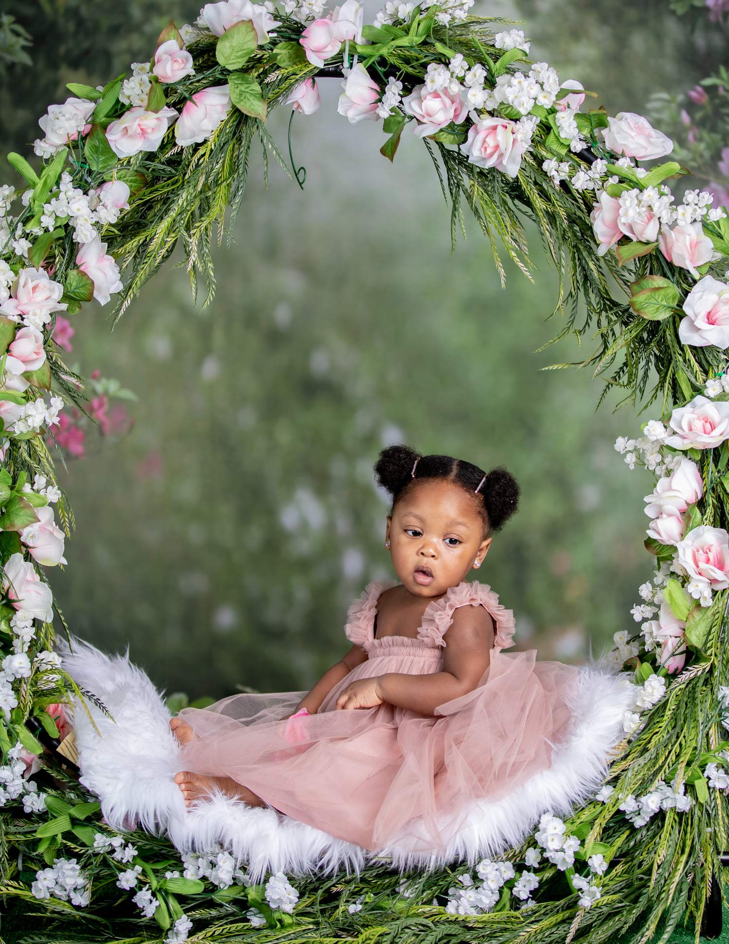 Kate Rosa Blumengarten Frühling Hintergrund für Fotografie von Pine Park Collection - Kate Backdrop.de